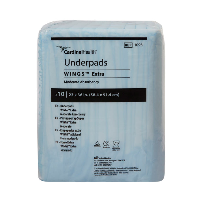 Simplicity™ Extra 23 X 36 Inch Underpads - Case of 150 - Medical Supply Surplus