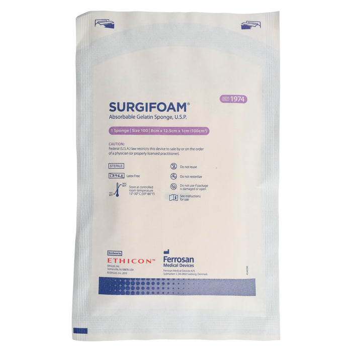 Surgifoam® Dressing 8-1/2 X 12 cm Sterile - 1974 - Single - Medical Supply Surplus
