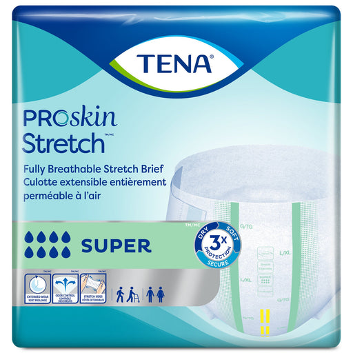 TENA ProSkin Stretch™ Super Adult Incontinence Brief - Medical Supply Surplus