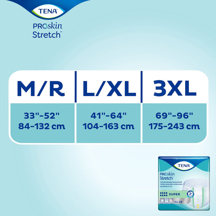 TENA ProSkin Stretch™ Super Adult Incontinence Brief - Medical Supply Surplus
