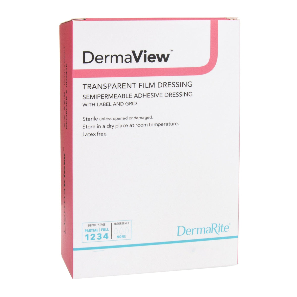 DermaView™ 4 X 5 Inch Transparent Film Dressing — Medical Supply Surplus