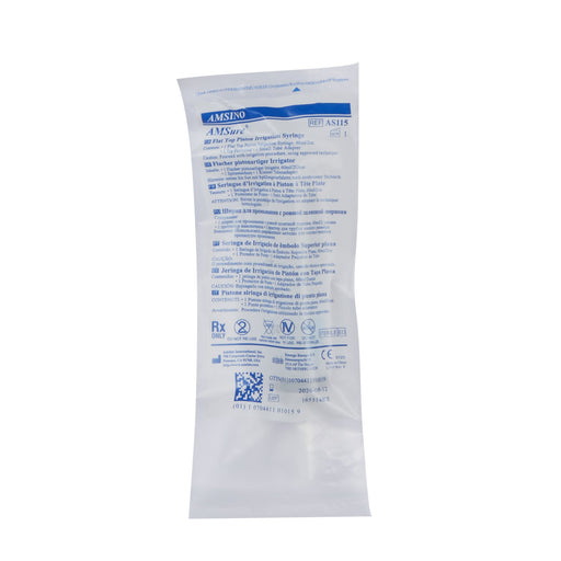 AMSure® 60 mL Flat Top Catheter Tip Syringe  - Case of 50 - Medical Supply Surplus