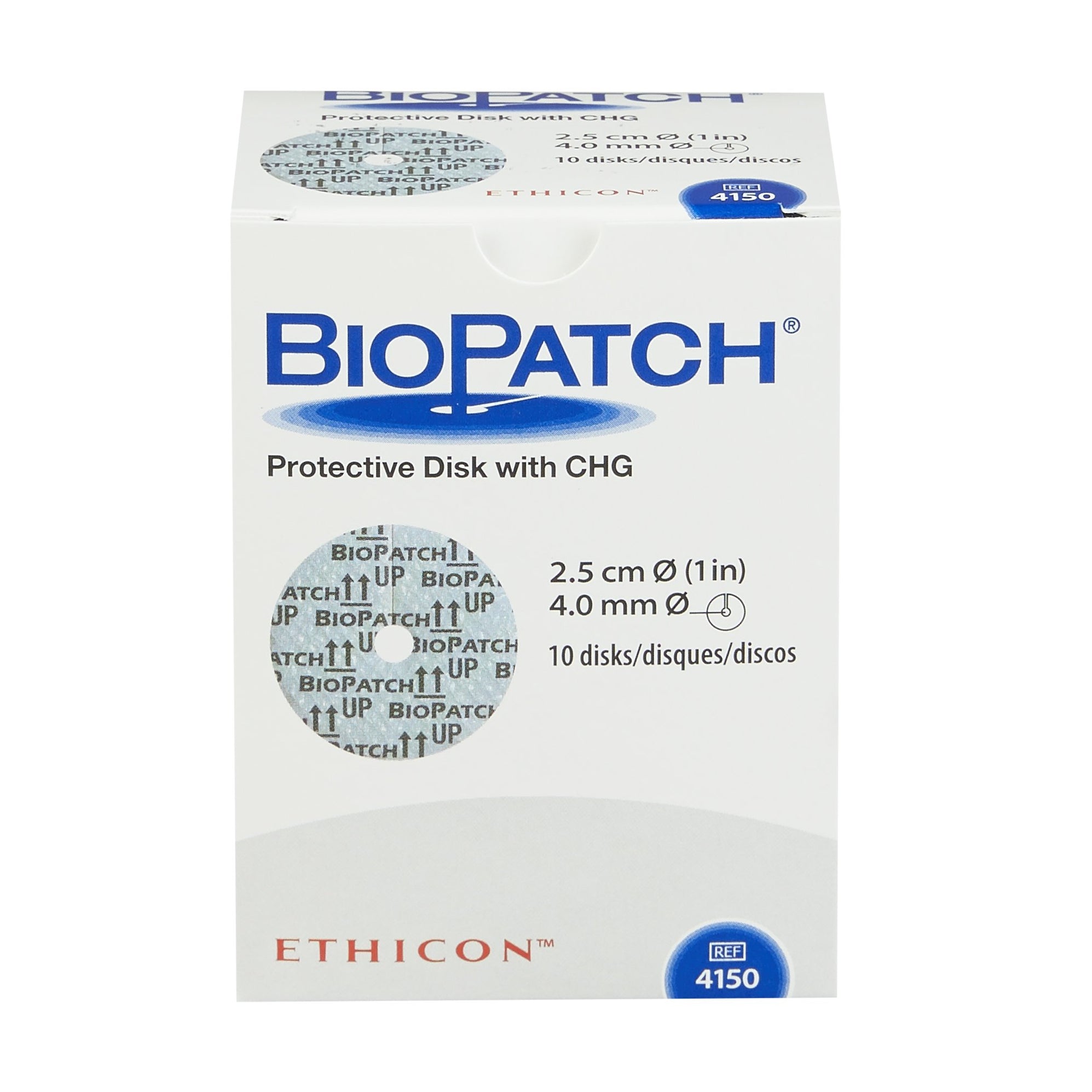 Bio Patch's BIOPATCH® Protective Disk 4mm with CHG - 4150 — Medical Supply Surplus