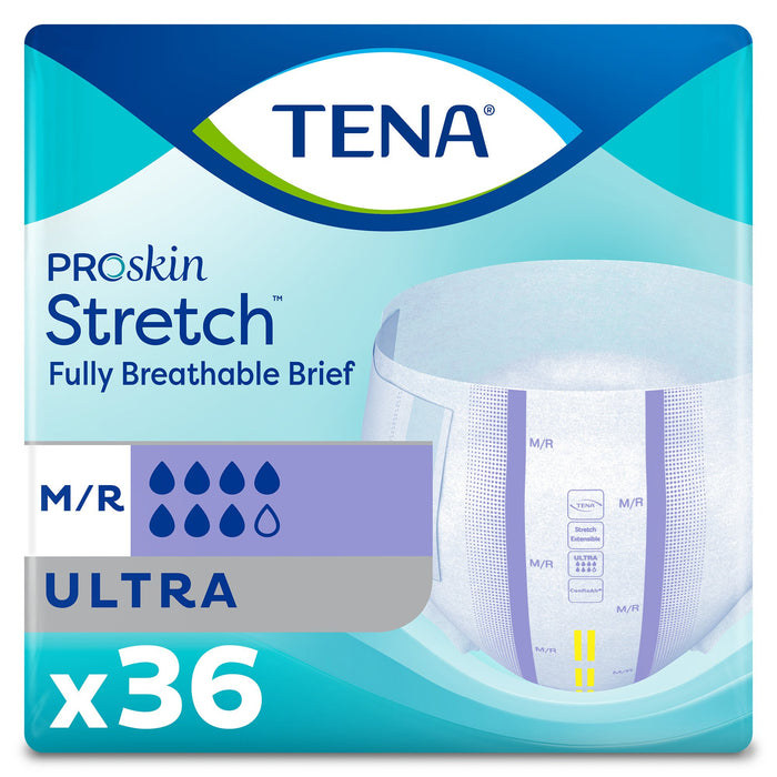 TENA ProSkin Stretch™ Ultra Adult Incontinence Brief - Medical Supply Surplus