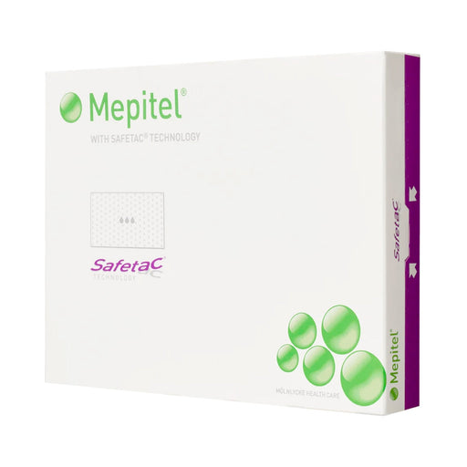 Mepitel® 4 x 8 Inch Wound Dressing - Box of 10 - Medical Supply Surplus