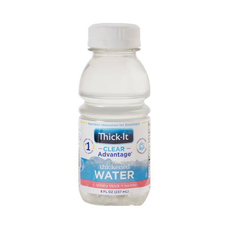 Thick-It Clear Advantage Thickened Water: 8 oz Bottles - Case of 24