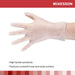 McKesson Vinyl Exam Glove detail