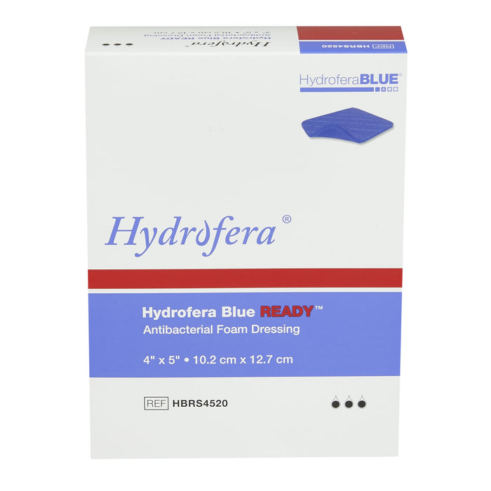 Hydrofera Blue Ready Antibacterial Foam Dressing 4" x 5" - Medical Supply Surplus