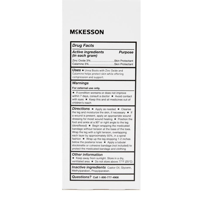 McKesson Unna Boot 4" with Zinc Oxide & Calamine - 2069 - Medical Supply Surplus