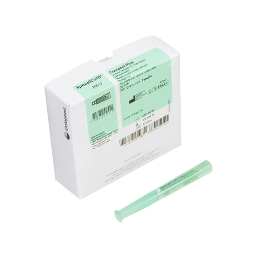 SpeediCath® Compact 12FR Straight Tip Hydrophilic Coated Polyurethane Urethral Catheter - Medical Supply Surplus