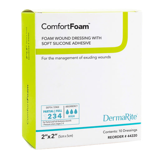 ComfortFoam™ 2 x 2 Inch Foam Dressing - 44220 - Medical Supply Surplus