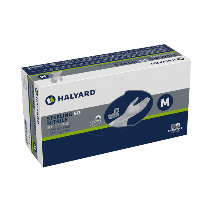 Halyard STERLING SG® Nitrile Standard Powder-Free Exam Gloves - Medical Supply Surplus