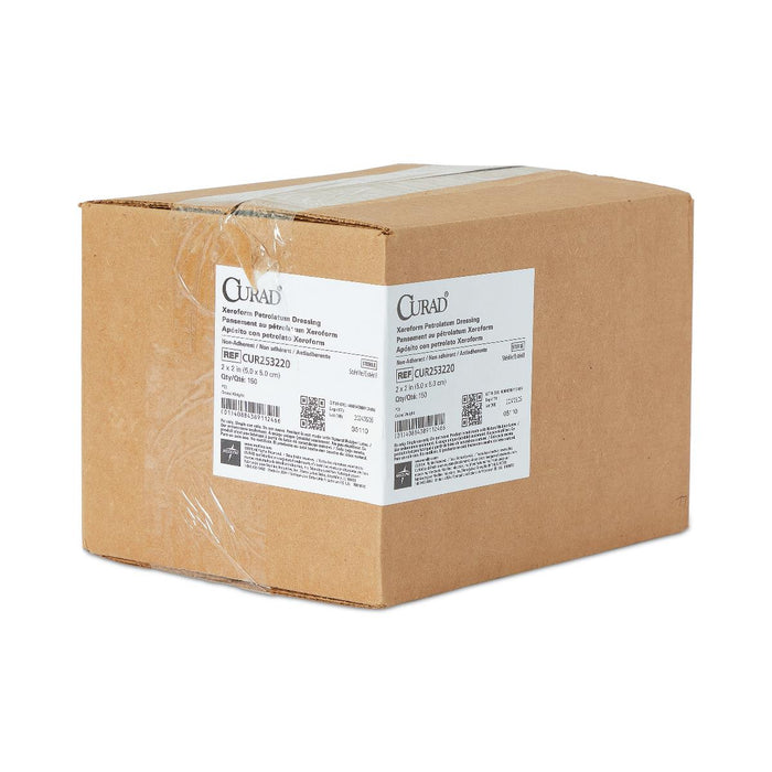 Curad® Xeroform Sterile Non-Adherent Petrolatum Gauze Dressing - Case - Medical Supply Surplus