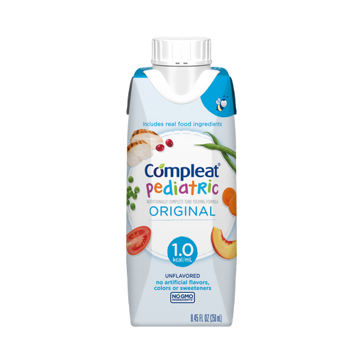 Compleat® Pediatric Original 1.0 Pediatric Tube Feeding Formula 8oz - Case of 24 - Medical Supply Surplus