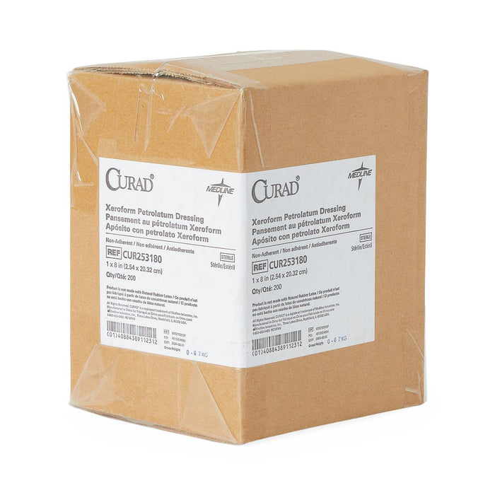Curad® Xeroform Sterile Non-Adherent Petrolatum Gauze Dressing - Case - Medical Supply Surplus