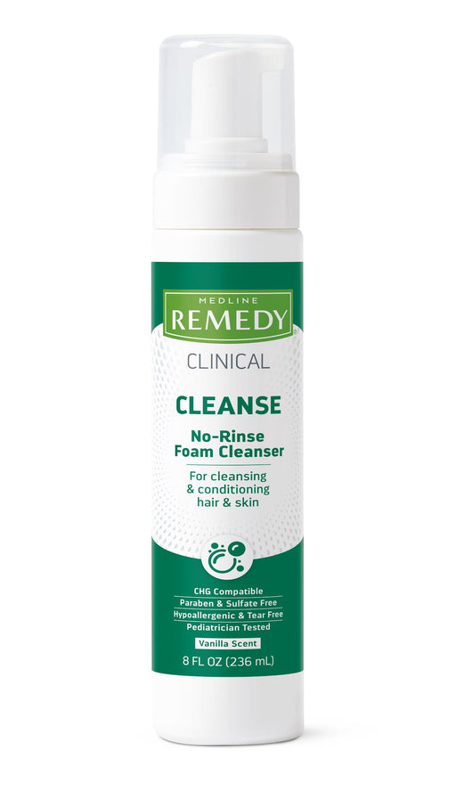 Remedy Clinical No-Rinse Foam Cleanser - 8oz - Medical Supply Surplus