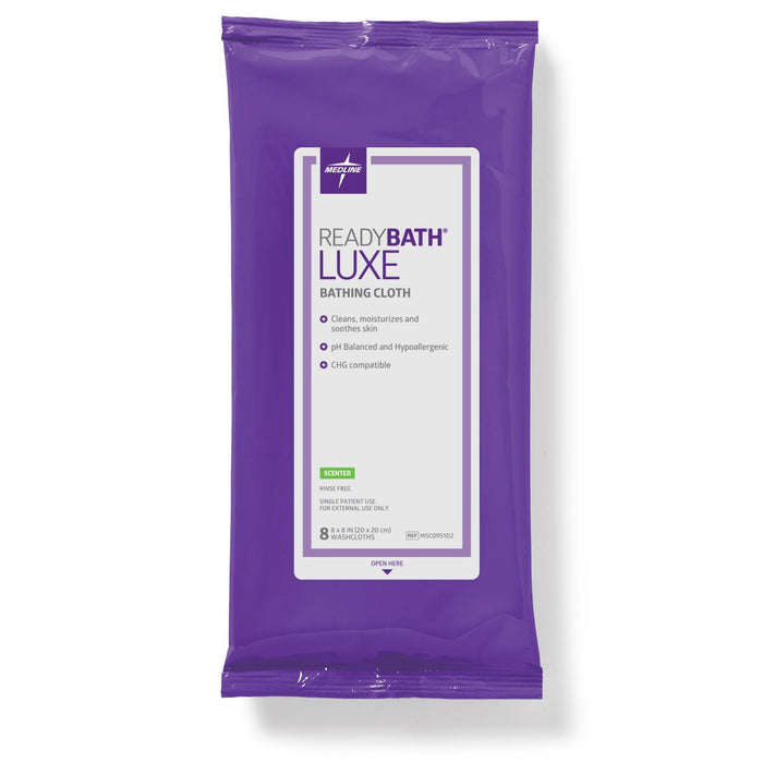 ReadyBath Luxe Scented Total Body Cleansing Wipes - MSC095102