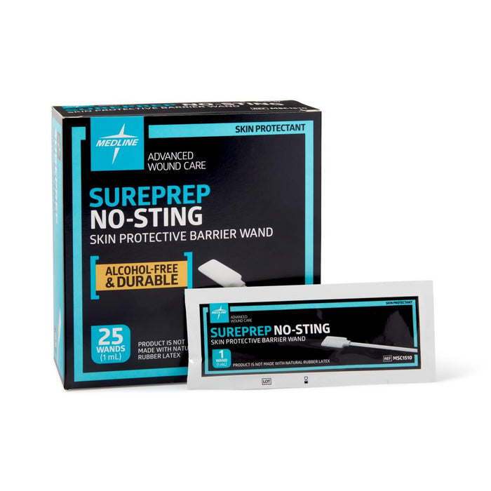 Sureprep No-Sting Barrier Wand Box of 25 - MSC1510 - Medical Supply Surplus
