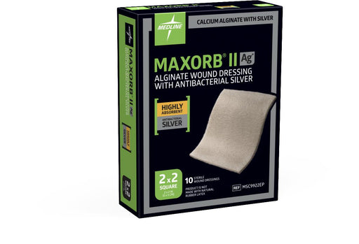 Maxorb II 2" x 2" Silver Alginate Dressing - MSC9922EP - Medical Supply Surplus