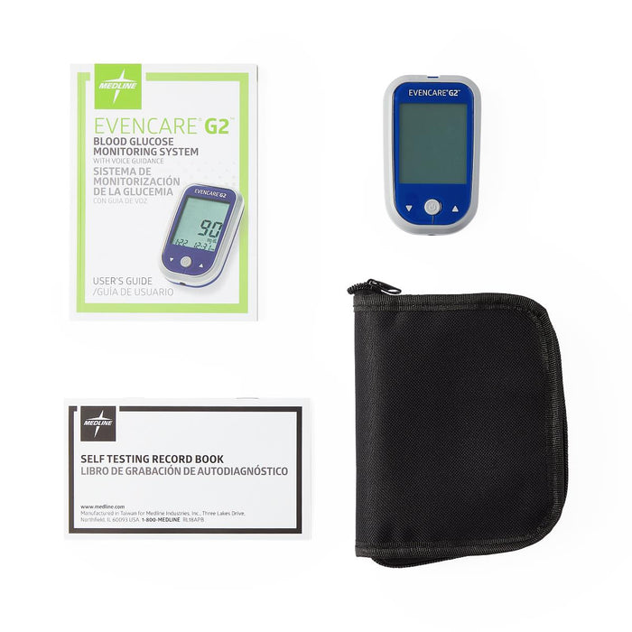 EvenCare G2 Blood Glucose Monitoring System- MPH1540 - Medical Supply Surplus