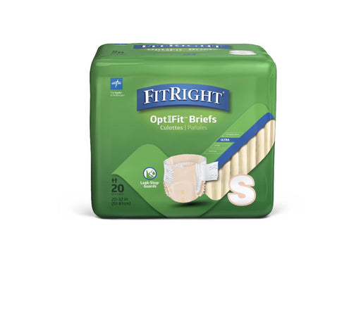 FitRight Optifit Ultra Adult Incontinence Briefs - Case of 80 - Medical Supply Surplus