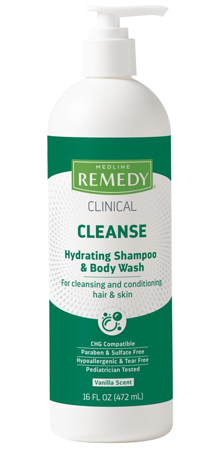 Remedy Clinical Cleanse Hydrating Shampoo & Bodywash - 16oz - Medical Supply Surplus