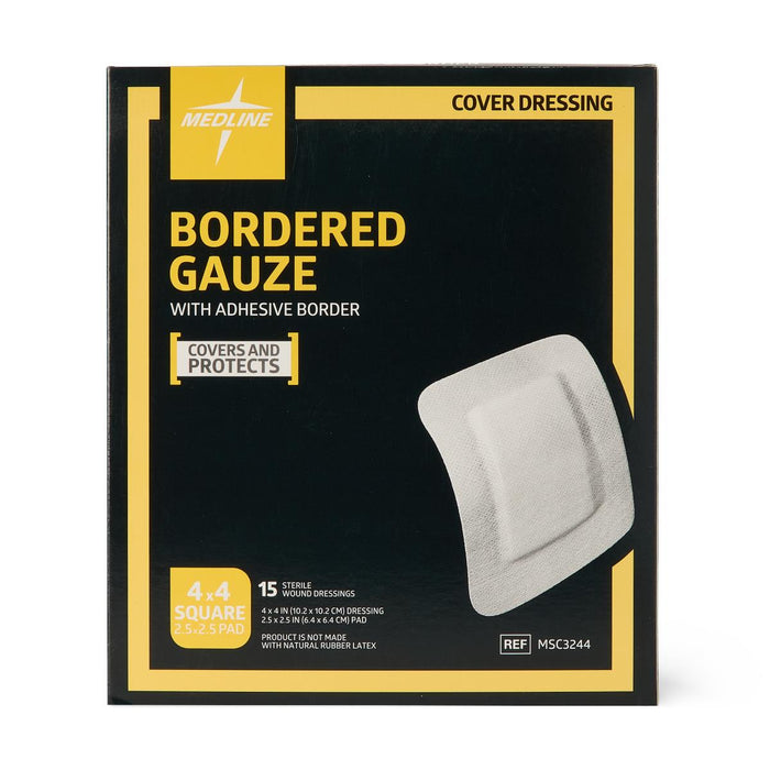 Bordered Gauze Island Wound Dressing