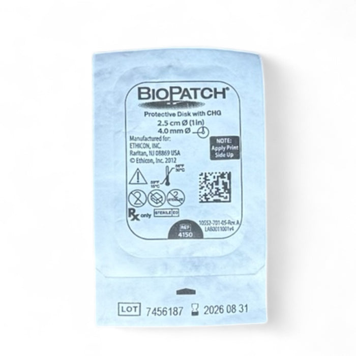 BIOPATCH® Protective Disk 4mm with CHG - 4150 - Single Disk - Medical Supply Surplus