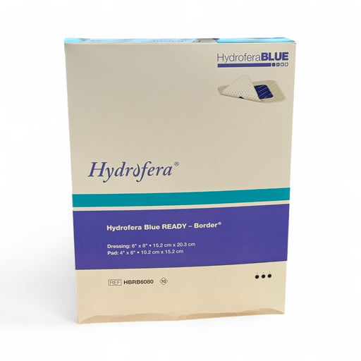 Hydrofera BLUE READY-Border 6 X 8 Inch with Border Medical Supply Surplus Hydrofera BLUE READY-Border 6 X 8 Inch with Border Medical Supply Surplus