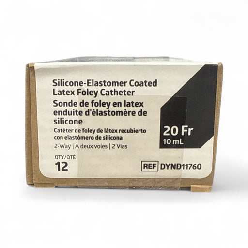 Silicone-Elastomer Coated Latex Foley Catheters 10 mL Straight Tip 2-Way - Case of 12 - Medical Supply Surplus