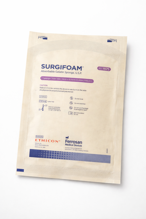 Surgifoam® Dressing 8 x 12.5 cm Sterile - 1975 - Single - Medical Supply Surplus