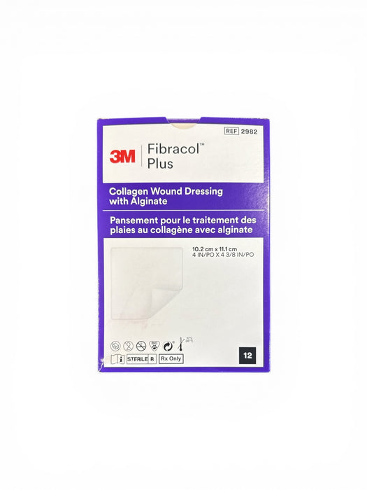 Fibracol™ Plus 4" x 4" Collagen Wound Dressing - Box of 12 - Medical Supply Surplus