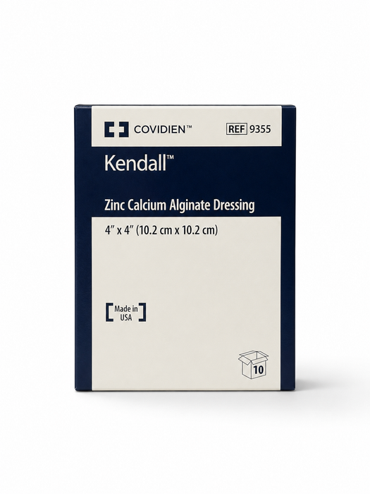 Kendall Zinc Calcium Alginate 4" x 4" Dressing - 9355