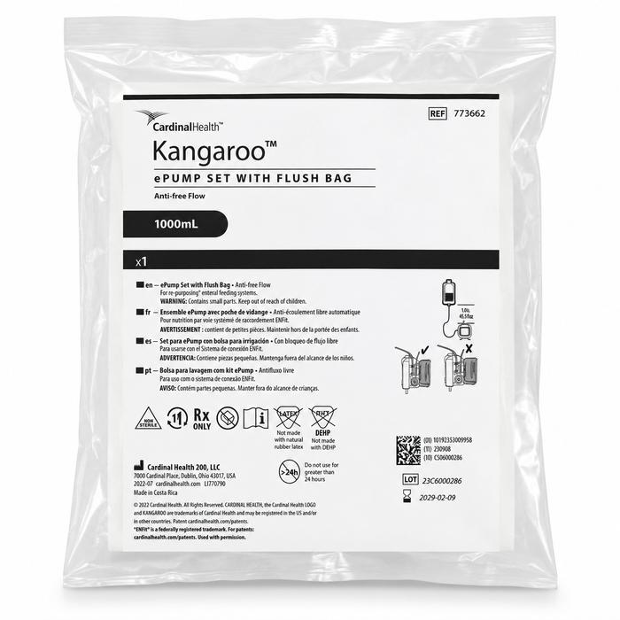 Kangaroo ePump Set with Flush Bag - 773662