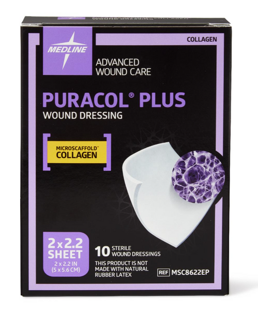 Puracol Plus 2 x 2.2 Collagen Wound Dressing - Medical Supply Surplus