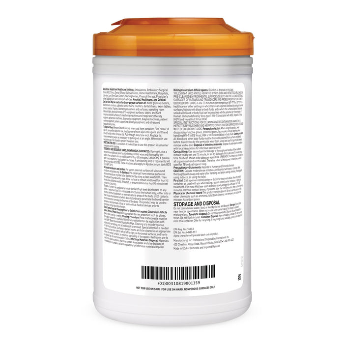 Sani-Cloth® Bleach Surface Germicidal Wipe - 6/Case - Medical Supply Surplus