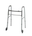 Medline Two-Button Folding Walker with 5 inch Wheels MDS86410W54BA