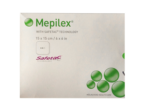 Mepilex® Foam Dressing  6" x 6" -294399 - Medical Supply Surplus