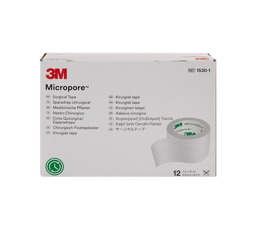 3M™ Micropore™ White 1 Inch X 10 Yard Paper Medical Tape