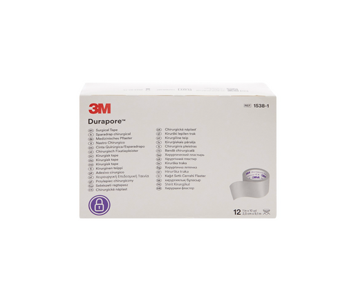 3M™ Durapore™ 1" Silk-Like Cloth Tape NonSterile - Medical Supply Surplus