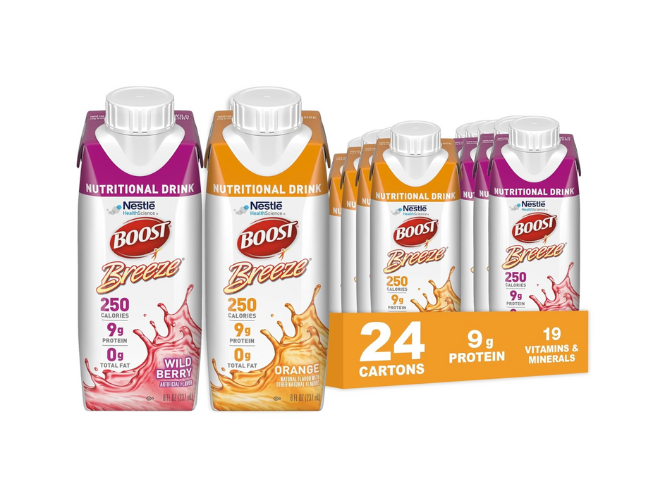 Boost Breeze Nutritional Drink 8oz - Case of 24 Boost Breeze Nutritional Drink 8oz - Case of 24