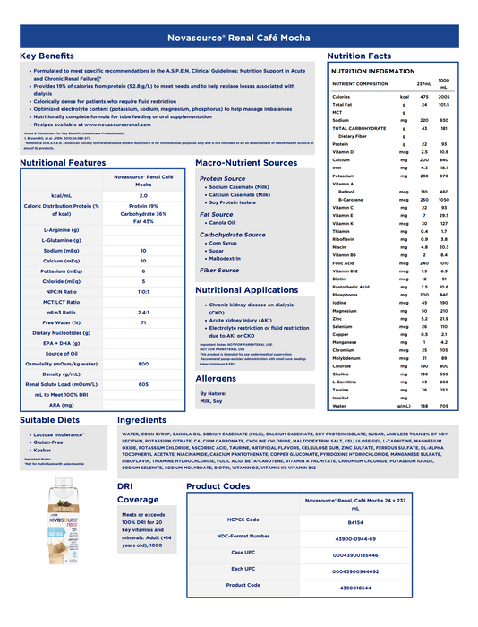 Novasource® Renal Oral Supplement -Single - Medical Supply Surplus