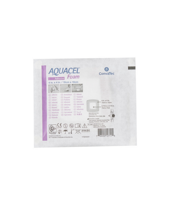 Aquacel® Foam™ Wound Dressing 4" x 4" - 420680 - Single Dressing