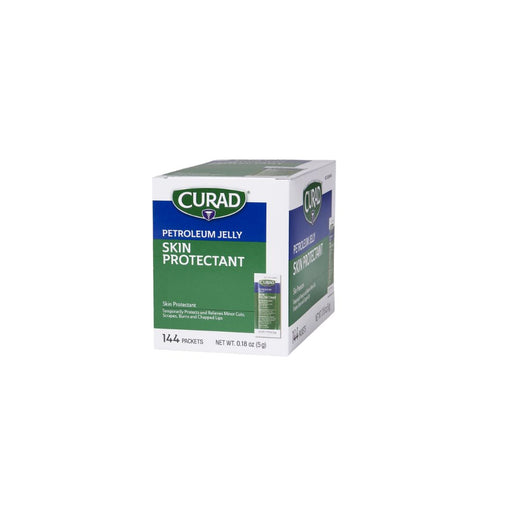 CURAD Petroleum Jelly Foil Packets - Box of 144 - Medical Supply Surplus