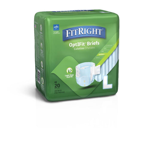 FitRight Plus Incontinence Briefs - Case of 80 - Medical Supply Surplus