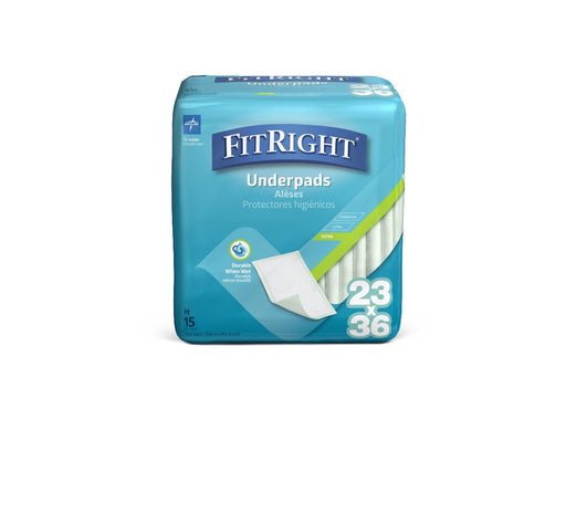 FitRight Underpad 23" x 36" - Case of 150 - Medical Supply Surplus