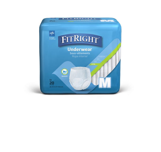 FitRight Extra Incontinence Underwear- Case of 80 - Medical Supply Surplus