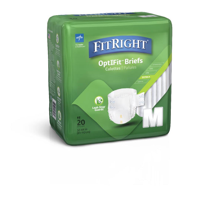 FitRight Plus Incontinence Briefs - Case of 80 - Medical Supply Surplus