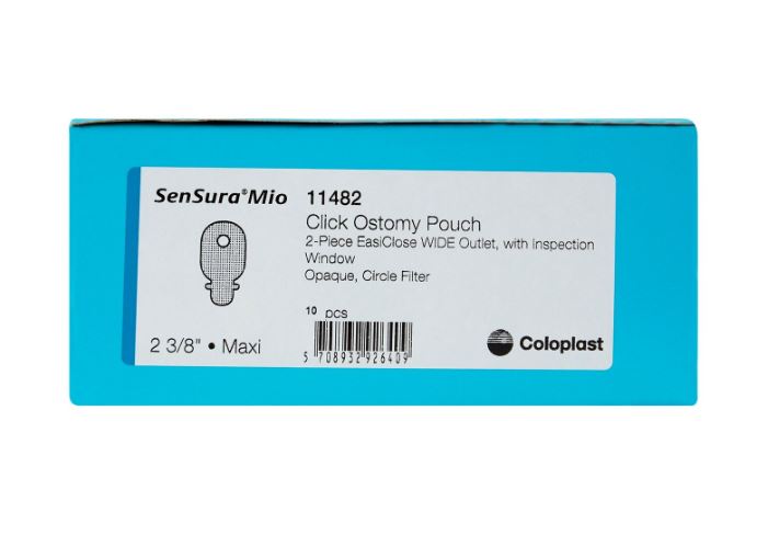 SenSura® Mio Two-Piece System Maxi Ostomy Pouch 60mm - 11482 — Medical ...