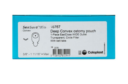 SenSura® Mio Convex One-Piece Filtered Ostomy Pouch - 16767 - Medical Supply Surplus